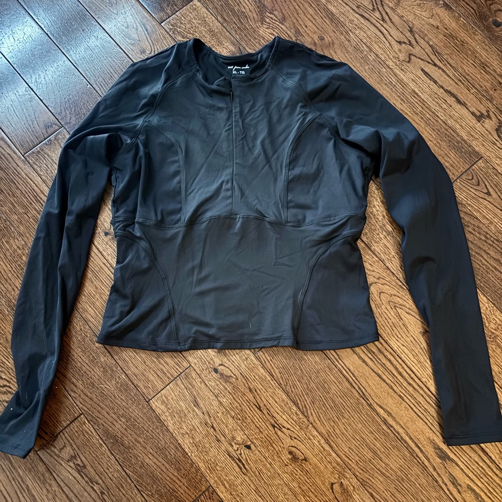 Urban Outfitters Black Long Sleeve Top . Brand new never worn .